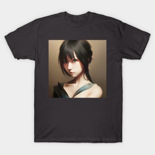 Anime Art Japanese Girl Illustration Design II T-Shirt